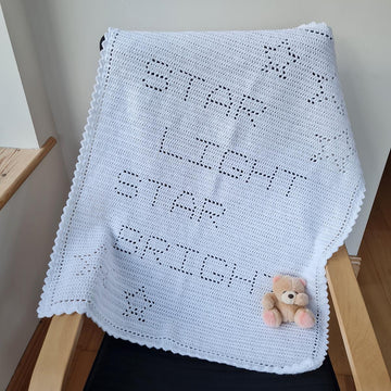 Star Light Star Bright Filet Blanket
