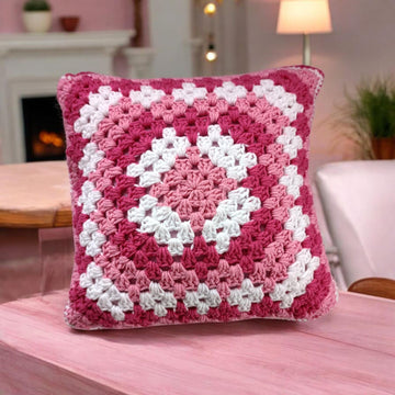Granny Square Pillow