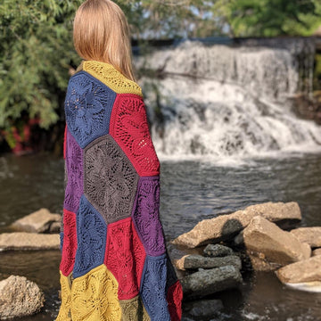 Blooming Hexagons Worsted