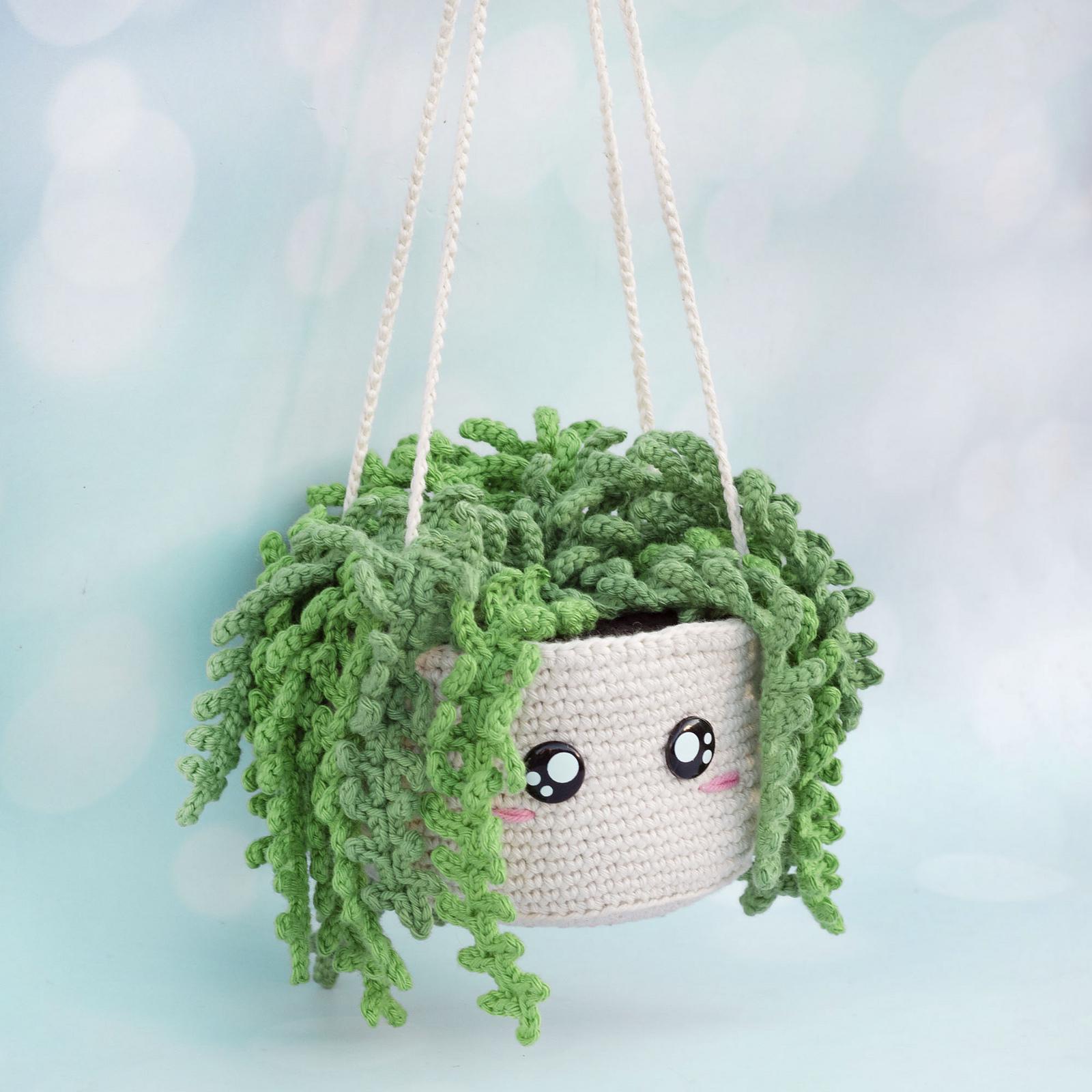 Fern hanging pot kawaii style
