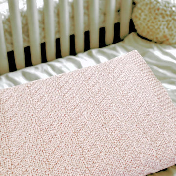 Baby Blanket - Mock Cable