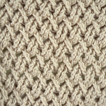 Diagonal Basketweave Baby Blanket in Cascade Yarns North Shore - DK584 - Downloadable PDF