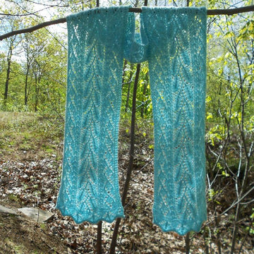 Mint Leaf Lace Scarf