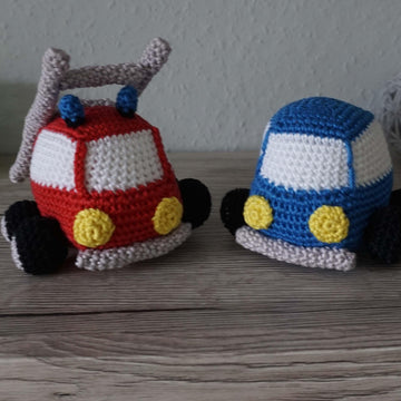 Crochet Pattern for the Car and Fire Truck!