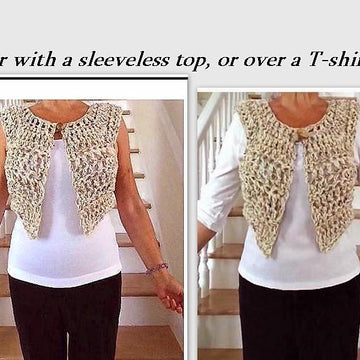 815 CHUNKY ONE HOUR ONE SKEIN SHRUG