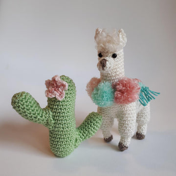 Llama baby mobile