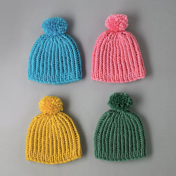Happy Hat - Free Knitting Pattern for Women in Paintbox Yarns Simply Super Chunky by Paintbox Yarns