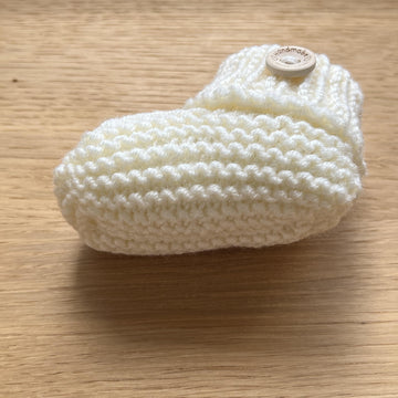 Baby Mock Cable Booties