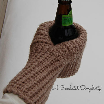 "Knot Knit" Coffee & Drink Mitt