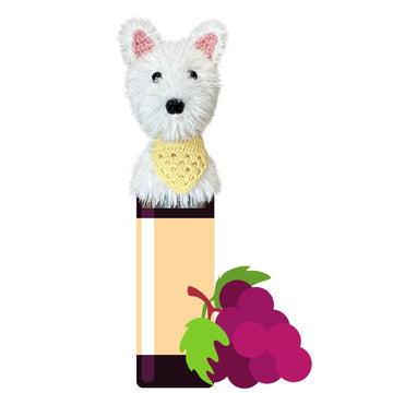 Westie Wine Topper