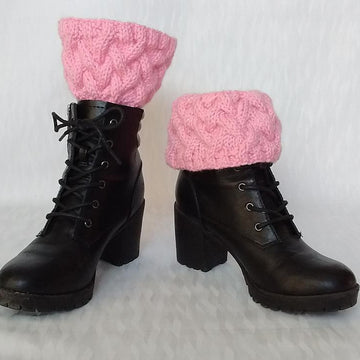 Strawberry Fluff Boot Cuffs