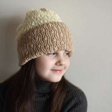 Orchid Fold Over Beanie