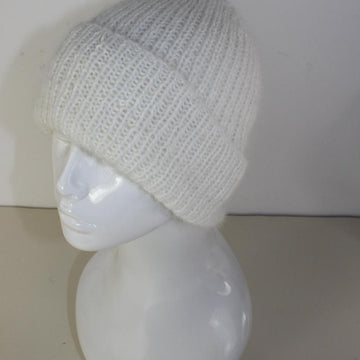 Fluffy 1x1 Rib Beanie Hat