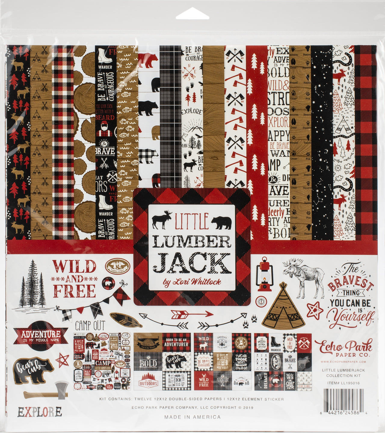 Echo Park Paper Echo Park Collection Kit 12"X12" - Little Lumberjack