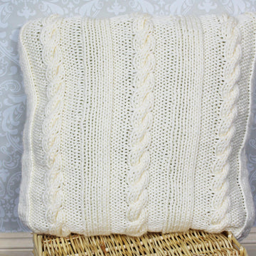 Knitting Pattern For 2 cushion covers  #268
