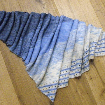 Linen blend shawl