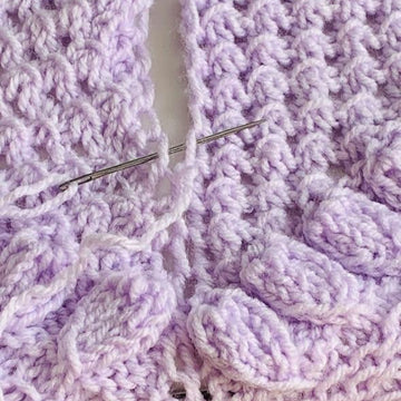 "Tuesday's Child" baby blanket
