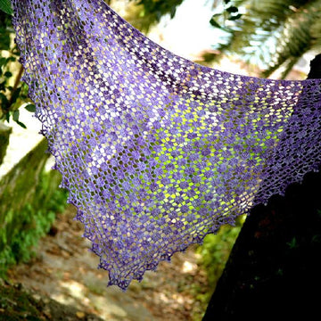 Pressed Violets Shawl