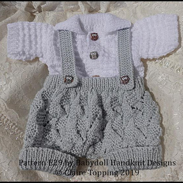 Traditional Shorts & Shirt Set 16-22” dolls/newborn/0-3m baby