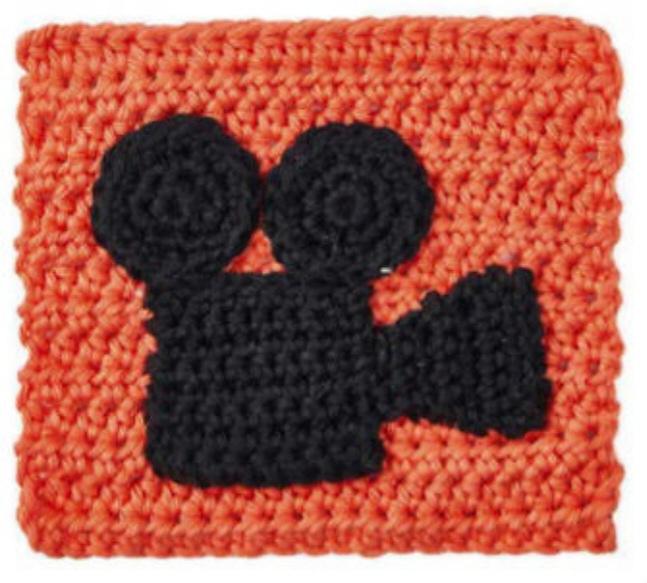 Lights, Camera, Action Granny Square