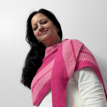 La Rosae Blooms Shawl