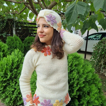 Crochet turban