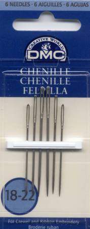 DMC 6 Chenille Needles (Sizes 18-22)