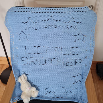 Little Brother Filet Blanket