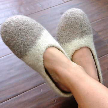 Warmest Wool Felted Slippers