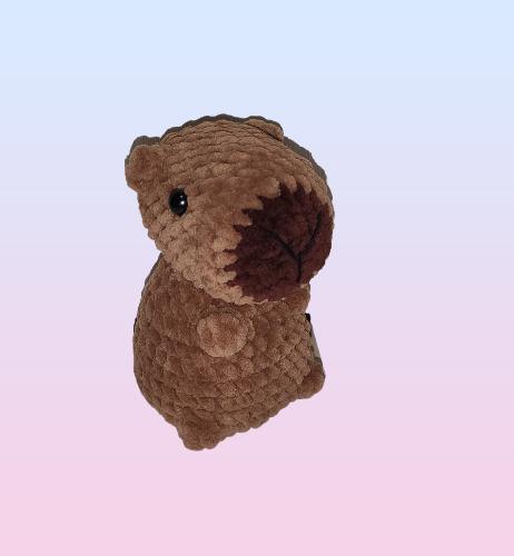 Capybara plush pattern, capybara plush, plushie patterns, baby crochet pattern