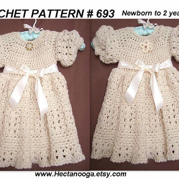 693 Organic Baby Girl's dress