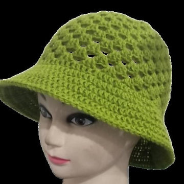 Granny stitch bucket hat