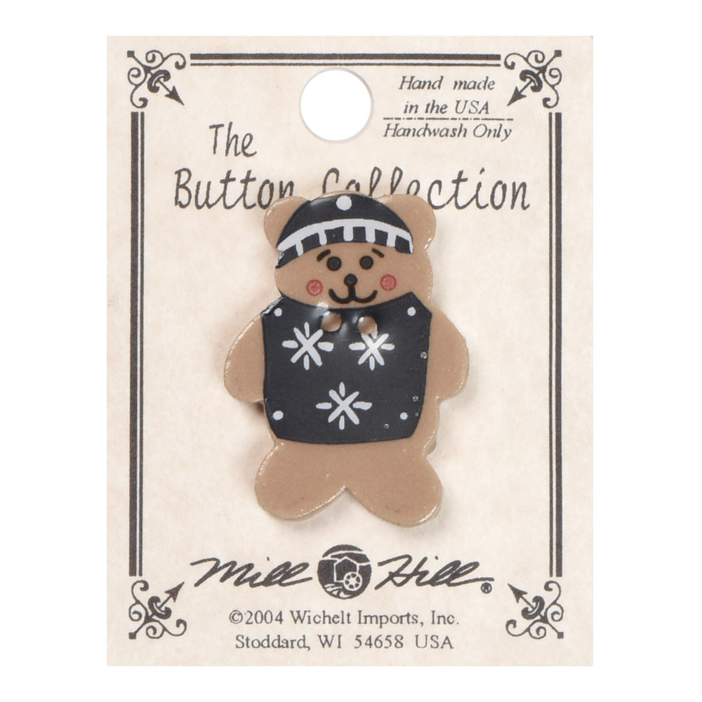 Mill Hill Button 86097 - Sweater Teddy