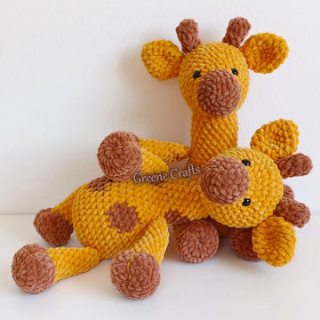 Crochet Giraffe Plushie - Toy Crochet Pattern