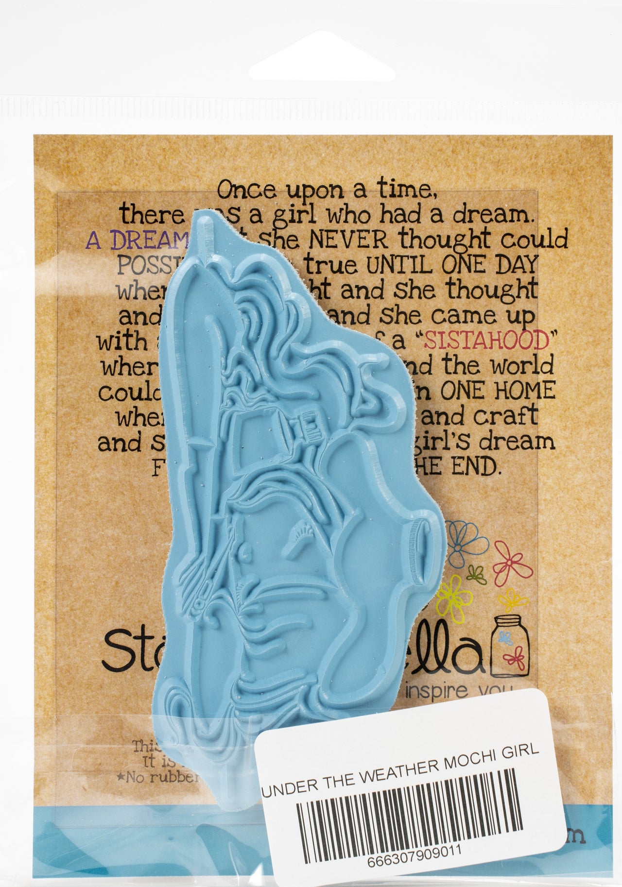 Stamping Bella Cling Stamps - Under The Weather Mochi Girl