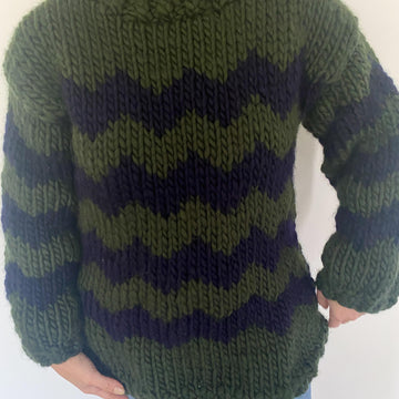 Chunky Chevron Sweater