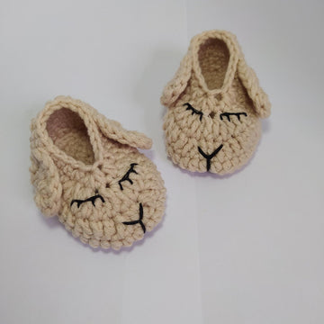 Lamb Baby Booties