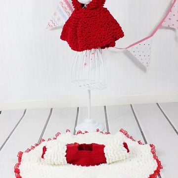 Cape & Dress Baby Crochet Pattern #162