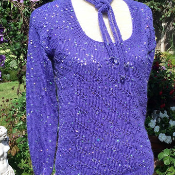Party Glamour Lacy, Sparkly Sweater