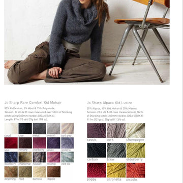 Cropped Yoke Sweater