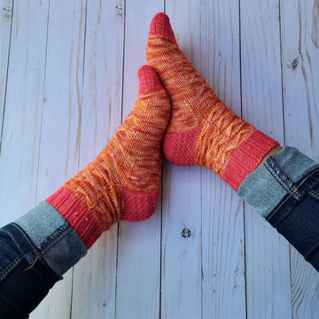 Pine Needle Socks