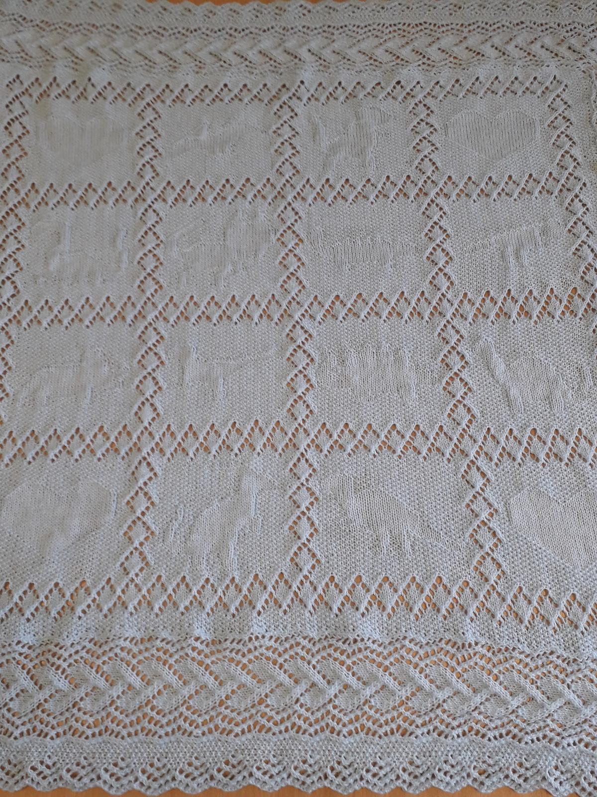 Dinosaur baby shawl