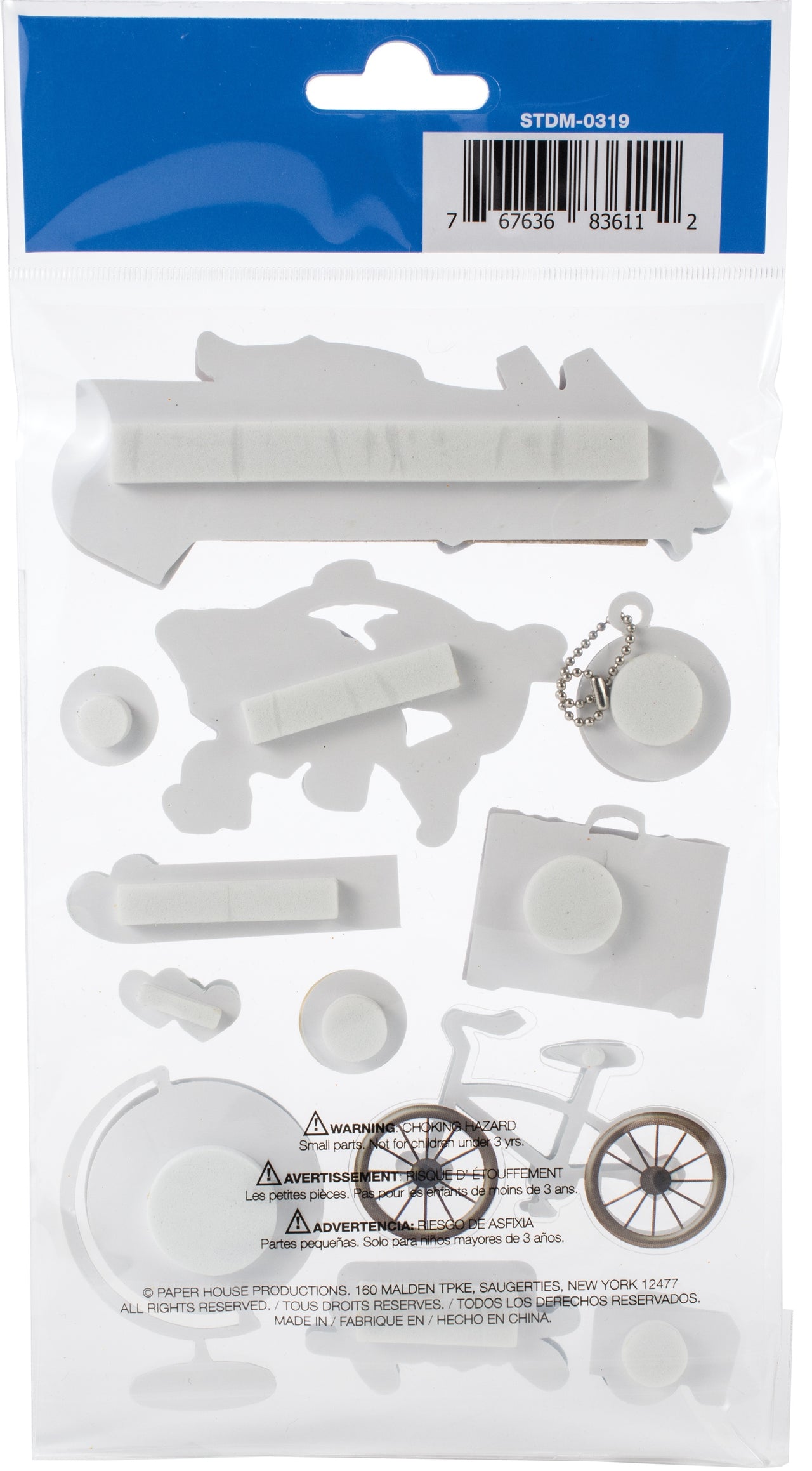 Paper House 3D Stickers - Adventure At Heart
