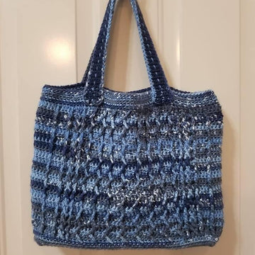 Cabled Zig Zag Bag