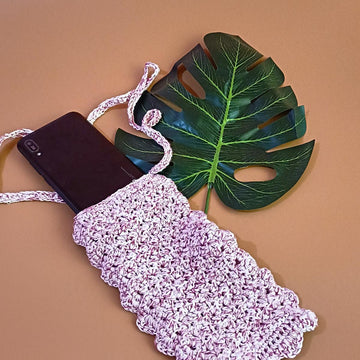Crochet Phone Pouch Pattern Beginner Crossbody Bag PDF Easy Mobile Sling Crochet Pattern DIY Phone Holder Simple Crochet Pouch Pattern