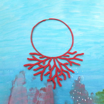 Coral Statement Necklace