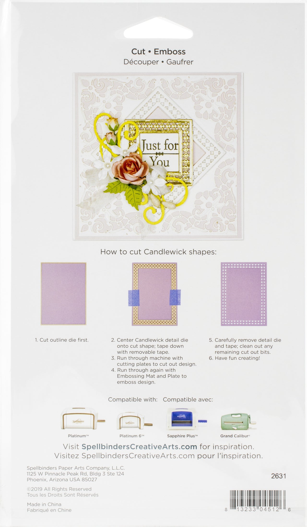 Spellbinders Nestabilities Dies By Becca Feeken - Candlewick Classics Squares