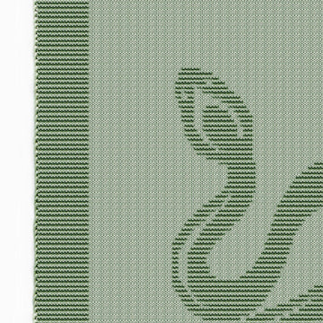 Snake blanket Knitting Pattern, Knit and Purl Only