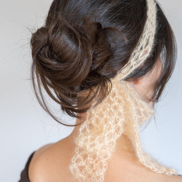 Mohair Simple Mesh Headband