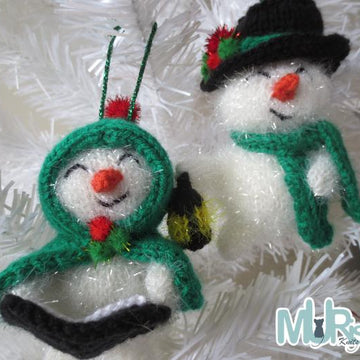 Christmas Caroler Snowmen Ornament